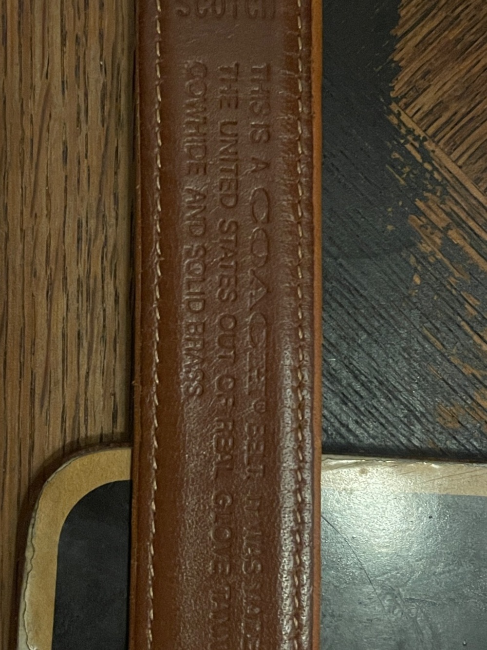 Vintage Coach belt, NYC - Picture 5 of 5